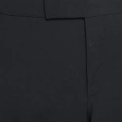 Tom Ford Black Wool Side Stripe Formal Trousers M