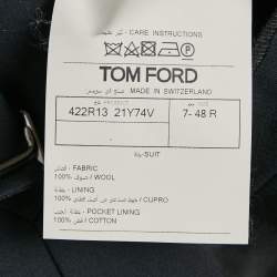 Tom Ford Black Wool Side Stripe Formal Trousers M