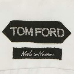 Tom Ford White Cotton Made To Measure Shirt M