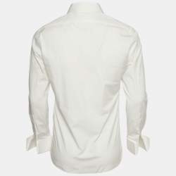 Tom Ford White Cotton Made To Measure Shirt M