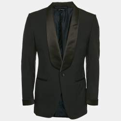 Tom Ford Navy Blue Wool Regular Fit Blazer M