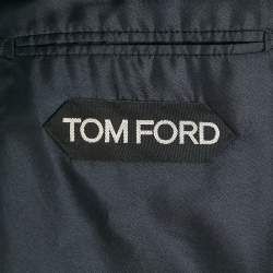 Tom Ford Navy Blue Wool Regular Fit Blazer M
