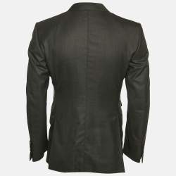 مملوكة مسبقًا Tom Ford Grey Wool O'Conner Blazer S