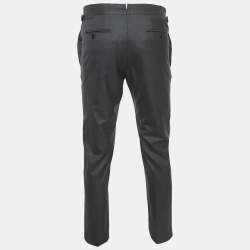 Pre Owned Tom Ford Grey Wool Formal Trousers S