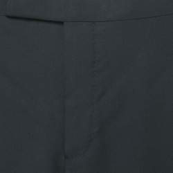 Tom Ford Black Wool Side Stripe Formal Trousers M