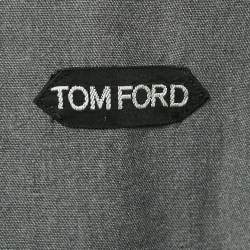 Tom Ford Grey Denim Button Front Full Sleeve Shirt L