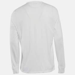 Pre Owned Tom Ford White Cotton Long Sleeve Henley T-Shirt XXXL