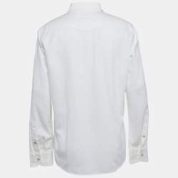 Pre Owned Tom Ford White Cotton Full Sleeve Shirt XL