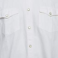 Pre Owned Tom Ford White Cotton Full Sleeve Shirt XL