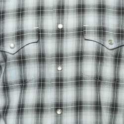 Tom Ford Grey Checked Cotton Full Sleeve Shirt XL