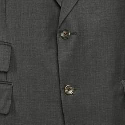 Tom Ford Grey Wool Tailored Pants Suit XXL