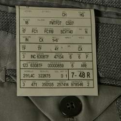 Tom Ford Grey Wool Single Breasted Tailored Blazer M