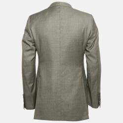 Tom Ford Grey Wool Single Breasted Tailored Blazer M