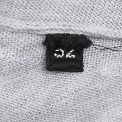 Pre Owned Tom Ford Grey Cotton Knit Polo T-Shirt XL