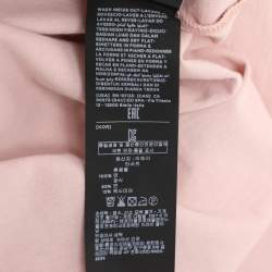 Tom Ford Pink Cotton Knit Long Sleeve Henley T-Shirt XL