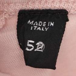 Tom Ford Pink Cotton Knit Long Sleeve Henley T-Shirt XL