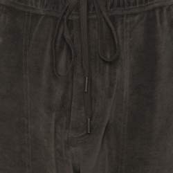 Tom Ford Moss Green Velvet Joggers L