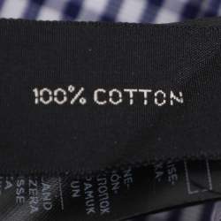 Tom Ford Monochrome Gingham Check Cotton Shirt XXL