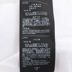 Tom Ford White Cotton Knit Sweatshirt M