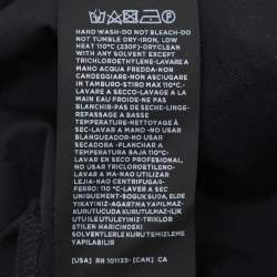 Tom Ford Black Cotton Polo T-Shirt M