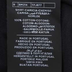 Tom Ford Black Cotton Polo T-Shirt M