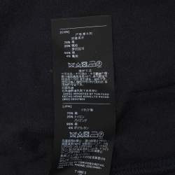 Tom Ford Navy Blue Velvet Zip Hoodie Jacket L