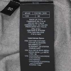 Tom Ford Grey Cotton Knit Jogger L