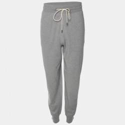 Tom Ford Grey Cotton Knit Jogger L