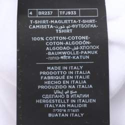 Tom Ford White Jersey Full Sleeve Henley T-Shirt XXL