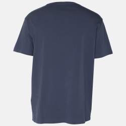 Pre Owned Tom Ford Blue Jersey Crew Neck T-Shirt XXL
