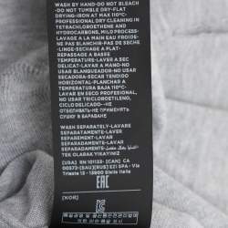 Tom Ford Grey Cotton Knit Polo T-Shirt XL