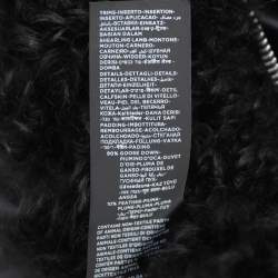 Tom Ford Black Nylon Fur-Trim Jacket L