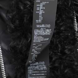 Tom Ford Black Nylon Fur-Trim Jacket L