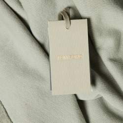 Pre Owned Tom Ford Pastel Green Terry Cotton Polo T-Shirt M
