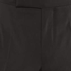 Tom Ford Black Wool Straight Leg Pants M