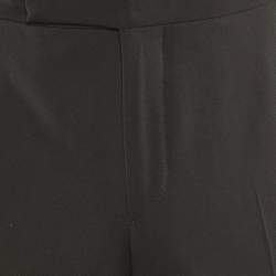 Tom Ford Black Wool Straight Leg Pants M