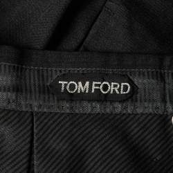 Tom Ford Charcoal Grey Wool Tailored Pants M