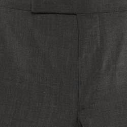 Tom Ford Charcoal Grey Wool Tailored Pants M