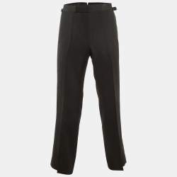 【送料&関税込】Tom Ford Black Cotton Pants TOM FORD Men's Brushed Cotton-Satin Chino Pants | Neiman Marcus