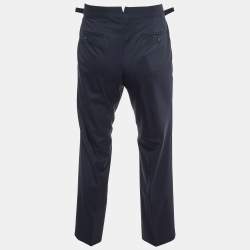Tom Ford Midnight Blue Wool Tailored Pants M
