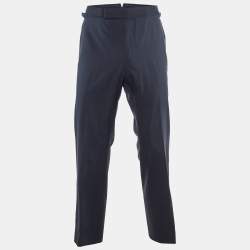 Tom Ford Midnight Blue Wool Tailored Pants M