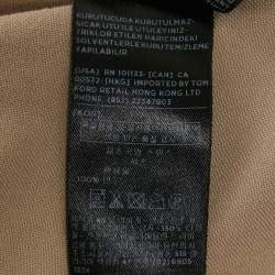 Pre Owned Tom Ford Beige Cotton Long Sleeve Shirt M