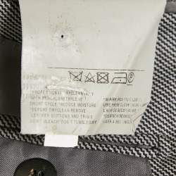 Tom Ford Grey Patterned Wool Regular Fit Blazer L