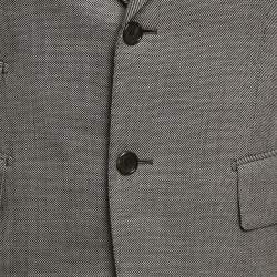 Tom Ford Grey Patterned Wool Regular Fit Blazer L