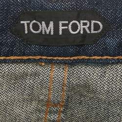 Pre Owned Tom Ford Blue Denim Slim Fit Jeans S Waist 31"