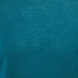 Pre Owned Tom Ford Bottle Green Cashmere Knit Turtleneck Sweater L