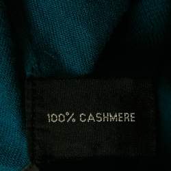 Pre Owned Tom Ford Bottle Green Cashmere Knit Turtleneck Sweater L