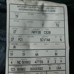 Pre Owned Tom Ford Navy Blue Prince of Wales Wool Single Breasted Blazer XL