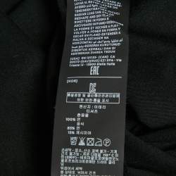 Pre Owned Tom Ford Black Cotton Knit Henley Neck T-Shirt 3XL