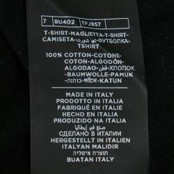Pre Owned Tom Ford Black Cotton Knit Henley Neck T-Shirt 3XL